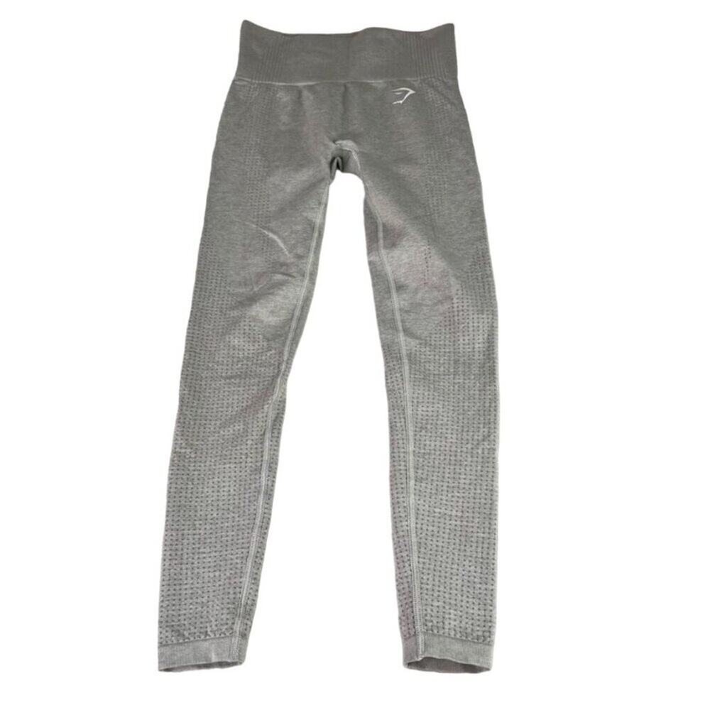 Gymshark Womens Training Leggings Vital Seamless Small Gray